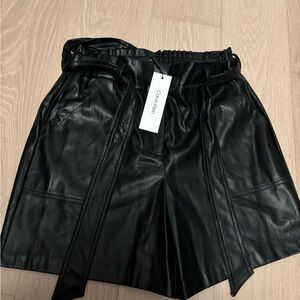 Calvin Klein Black High Waist Women Shorts